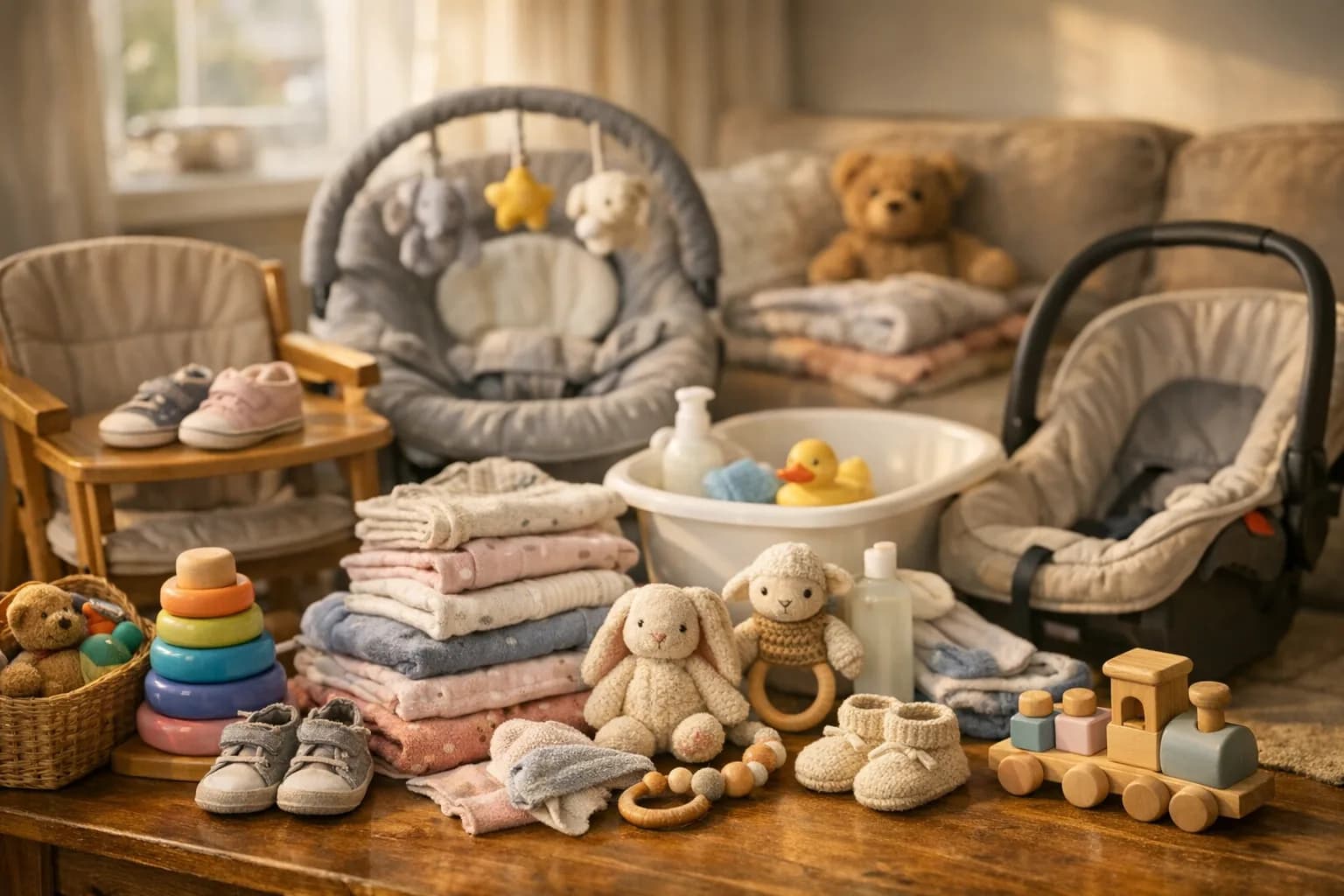 Babyausstattung mit wenig Geld